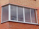 Алюминиевая раздвижная система остекления балконов и лоджий (по типу Provedal)